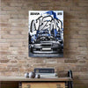 🚗 Póster Canvas Silvia S15 – Arte Automotriz Street Style 🖼️