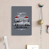 🚗💨 Póster Silvia S15 Estilo Anime | Lienzo Sin Marco 1PC | Decoración Automotriz Japonesa Minimalista en Gris & Negro 🏠🖼️