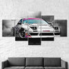 🚗💨 Set de 5 Pósters Canvas de Drifting | Autos Deportivos en Blanco y Negro 🖤⚪ | Arte Sin Marco con Movimiento Intenso 🖼️ | Decoración de Pared para Sala, Oficina o Garage 🏠✨