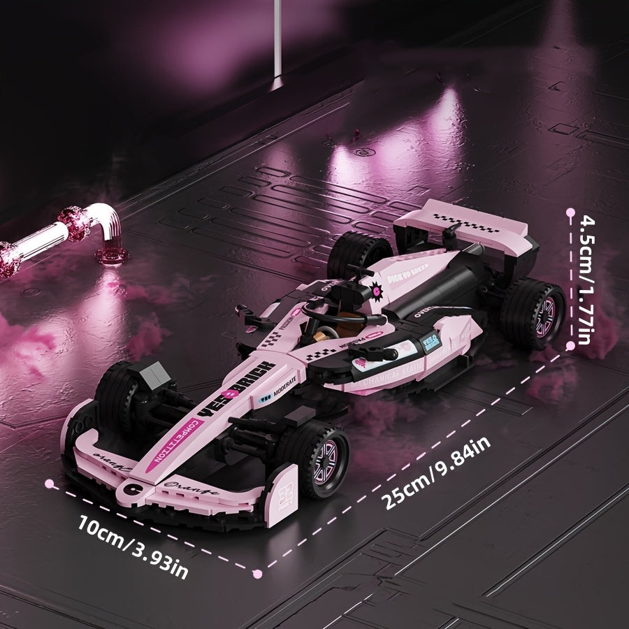 Auto de Fórmula de Bloques – Set de 1100+ Piezas | Coche de Carreras Deportivo para Armar | Regalo Ideal para Hombres, Coleccionistas y Amantes de la Velocidad