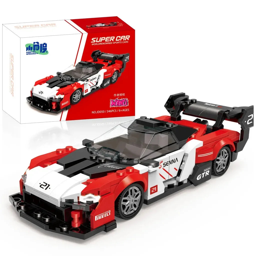 🎄 11 Types Speed Champions Hypercar Building Blocks – Regalo Navideño para Niños