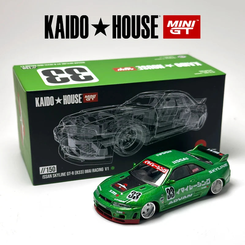 🍃 Kaido House Skyline GTR R33 Imai Racing V1 – Green Edition 🍃