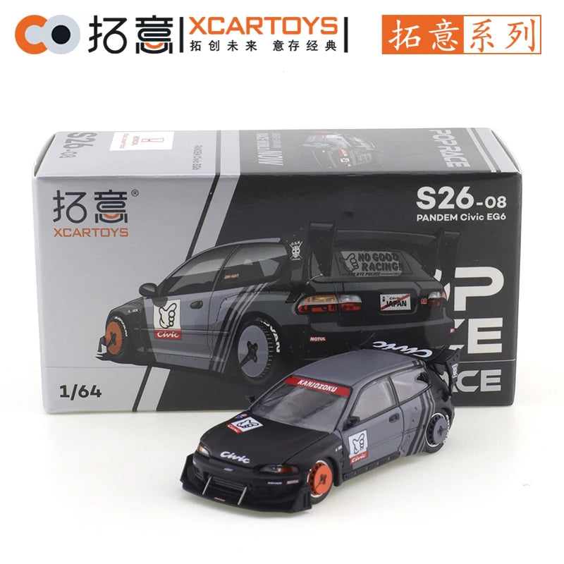 🚗 XCARTOYS POP RACE 1:64 PANDEM Civic EG6 – Metallic Edition 🚗
