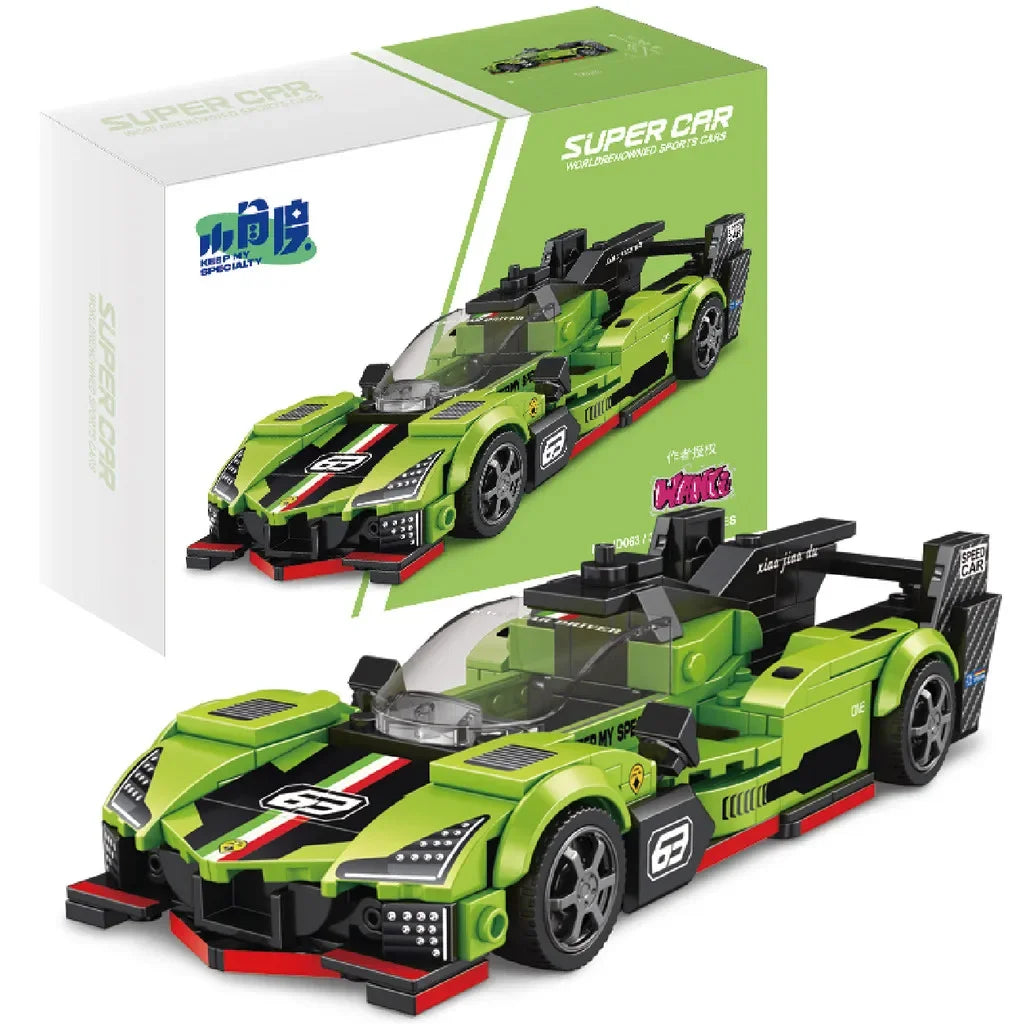 🎄 11 Types Speed Champions Hypercar Building Blocks – Regalo Navideño para Niños
