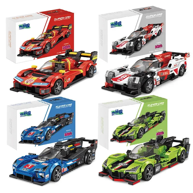 🎄 11 Types Speed Champions Hypercar Building Blocks – Regalo Navideño para Niños