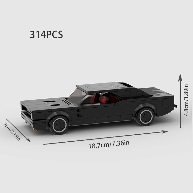 🎄 MOC F1 City Supercar Building Blocks – R34, RX-7, MK4 Supra | Regalo Navideño para Niños