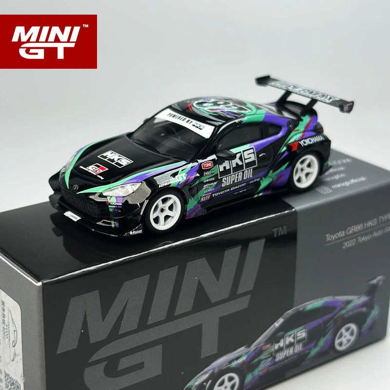 🔥 MINIGT 1:64 Toyota GR86 HKS TYPE R 2022 – Tokyo Auto Salon Edition 🔥