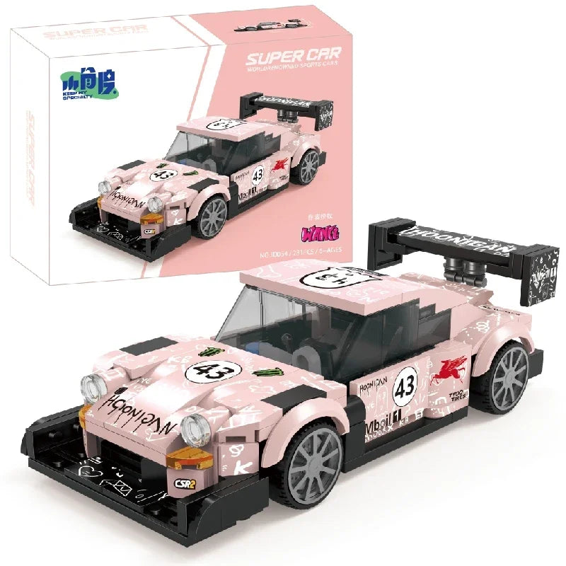 🎄 11 Types Speed Champions Hypercar Building Blocks – Regalo Navideño para Niños