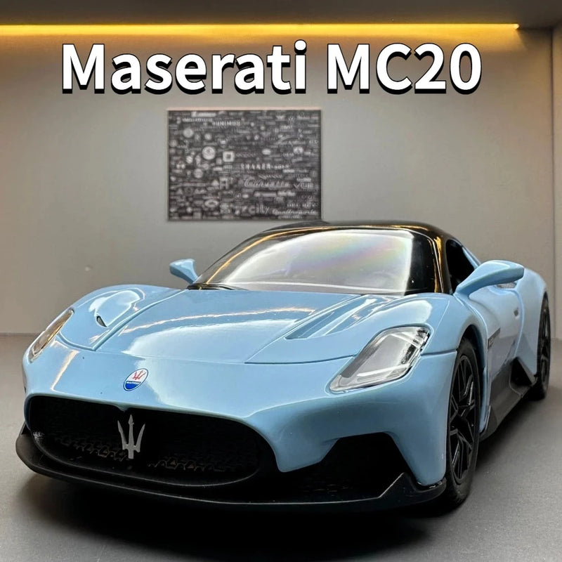 🔥 Maserati MC20 1:24 – Superdeportivo de Metal con Luces y Sonido | Réplica Premium que Enciende Pasiones 🔥