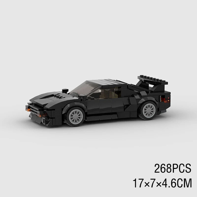 🎄 MOC F1 City Supercar Building Blocks – R34, RX-7, MK4 Supra | Regalo Navideño para Niños