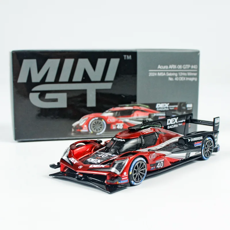 🏁 MINIGT 1:64 Acura ARX-06 GTP #40 – 2024 Alloy Diecast Car Model 🏁