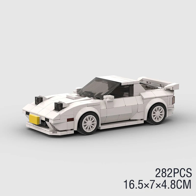 🎄 MOC F1 City Supercar Building Blocks – R34, RX-7, MK4 Supra | Regalo Navideño para Niños