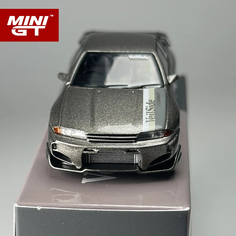 🔥 MINIGT 1:64 Nissan Skyline GTR R32 Veilside Combat C-I – Grey Edition 🔥