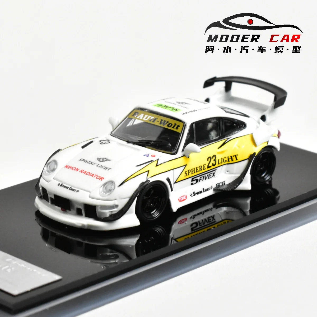 🔥 Street Weapon SW 1:64 RWB 993 – Edición Iluminada de Colección 🔥