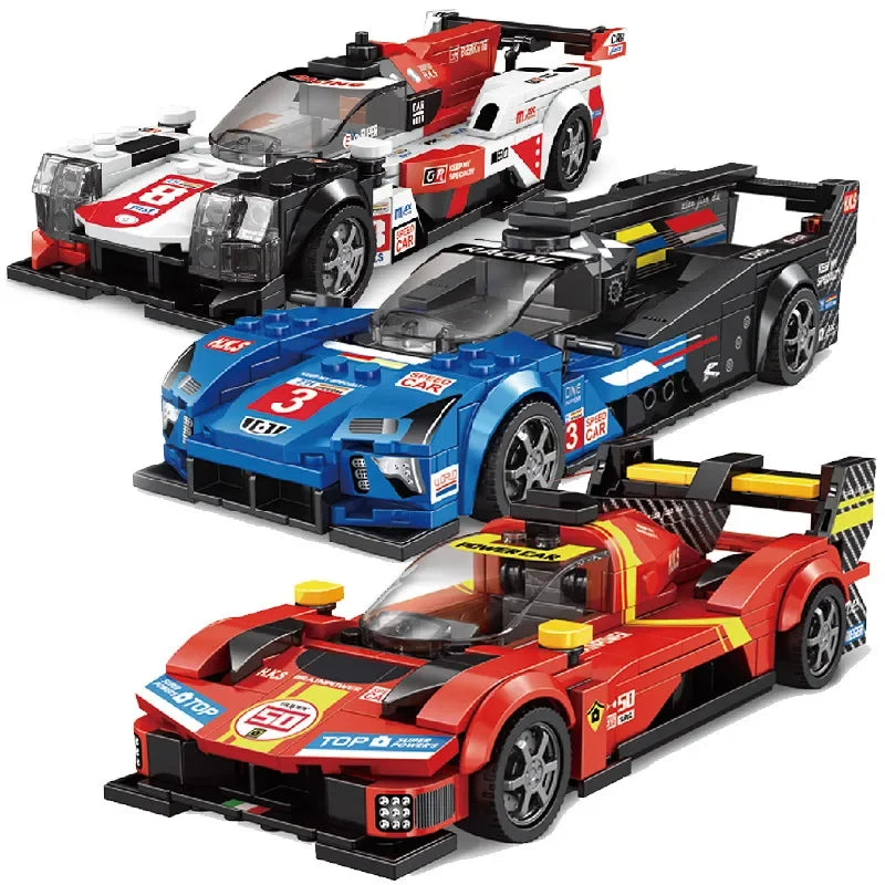 🎄 11 Types Speed Champions Hypercar Building Blocks – Regalo Navideño para Niños