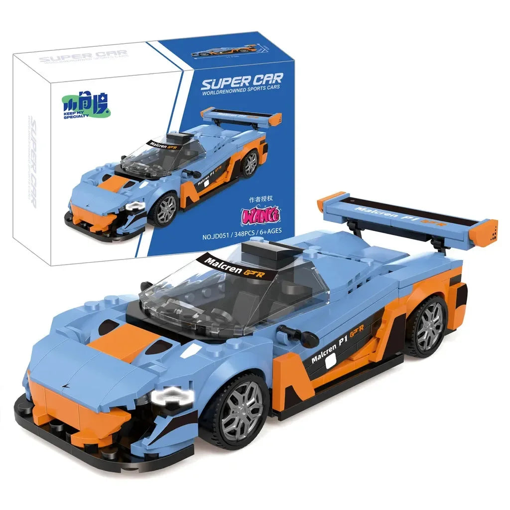 🎄 11 Types Speed Champions Hypercar Building Blocks – Regalo Navideño para Niños