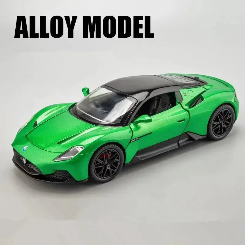 🔥 Maserati MC20 1:24 – Superdeportivo de Metal con Luces y Sonido | Réplica Premium que Enciende Pasiones 🔥