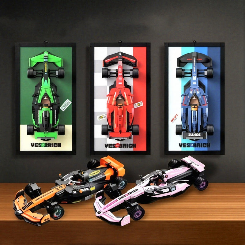 Auto de Fórmula de Bloques – Set de 1100+ Piezas | Coche de Carreras Deportivo para Armar | Regalo Ideal para Hombres, Coleccionistas y Amantes de la Velocidad