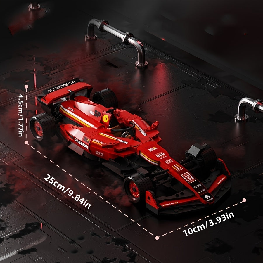 Auto de Fórmula de Bloques – Set de 1100+ Piezas | Coche de Carreras Deportivo para Armar | Regalo Ideal para Hombres, Coleccionistas y Amantes de la Velocidad