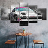 🚗💨 Set de 5 Pósters Canvas de Drifting | Autos Deportivos en Blanco y Negro 🖤⚪ | Arte Sin Marco con Movimiento Intenso 🖼️ | Decoración de Pared para Sala, Oficina o Garage 🏠✨