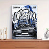 🚗 Póster Canvas Silvia S15 – Arte Automotriz Street Style 🖼️